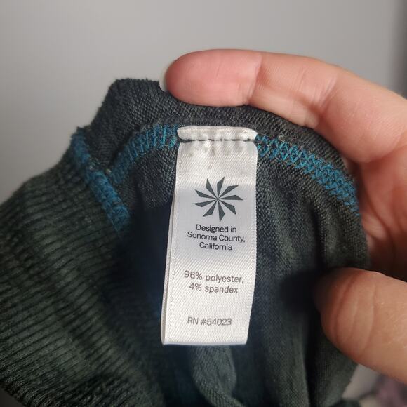 Athleta Techie Sweatpant Jogger Heathered Green Space Dye Women's Size Small - Picture 10 of 15